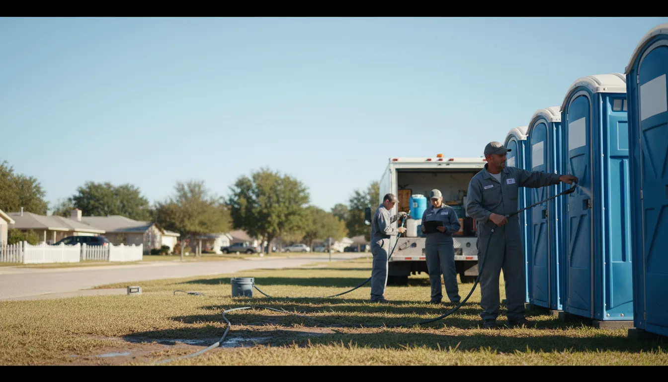 Long-Term Portable Toilet Rental in Holdenville, OK near me